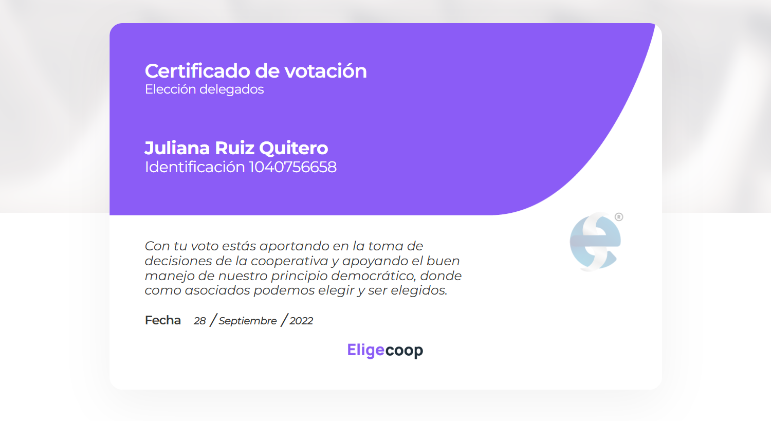 Certificado